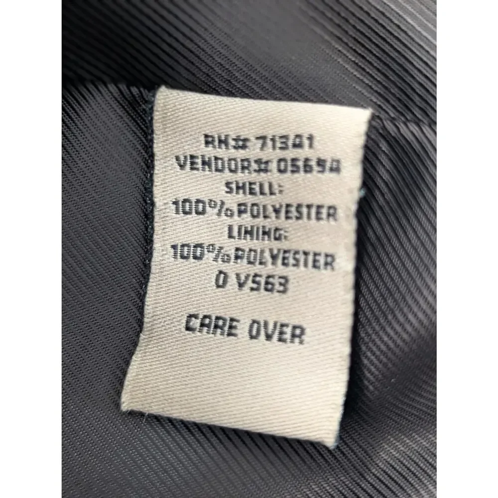 L.L. BEAN! LUXE BLACK DRESS JACKET, BLAZER, GOLD BUTTONS, MACHINE WASHABLE! 18R